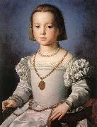 BRONZINO, Agnolo The Illegitimate Daughter of Cosimo I de' Medici USA oil painting artist
